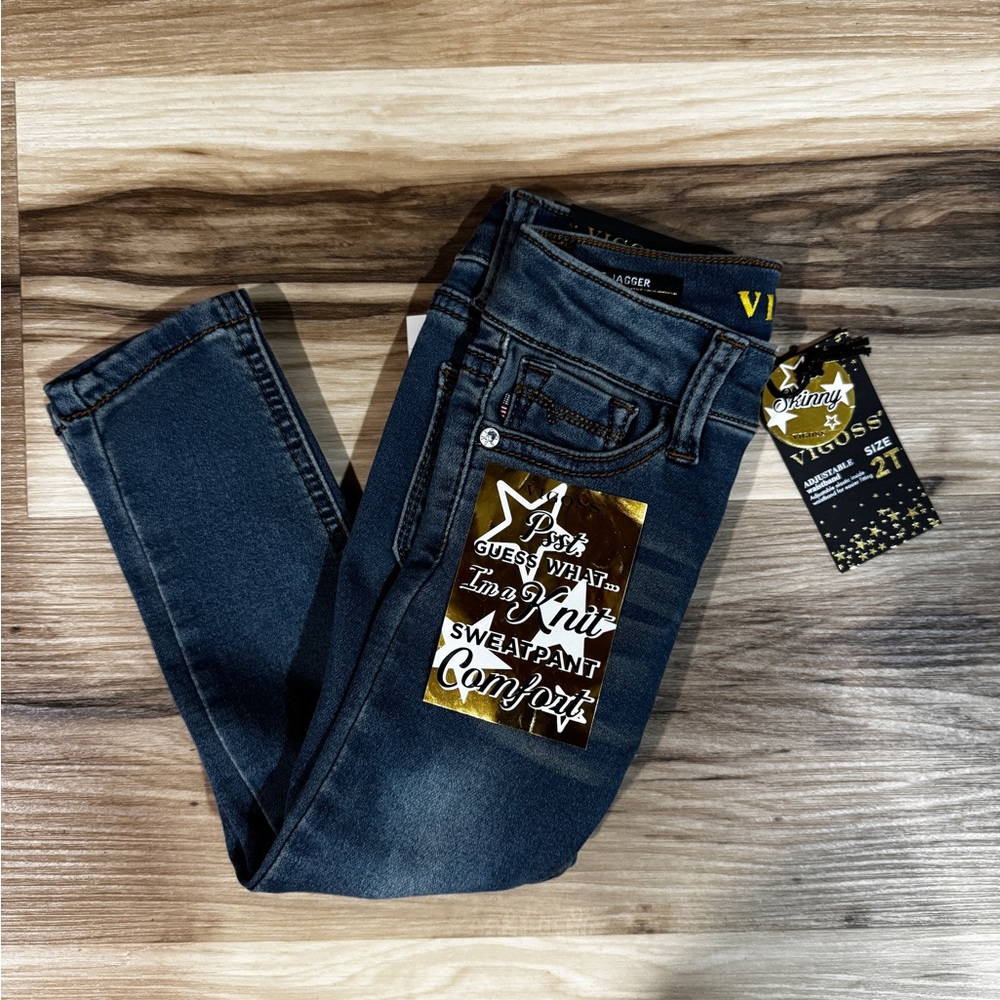 NWT Vigoss Girls 2T The Jagger Skinny Jeans